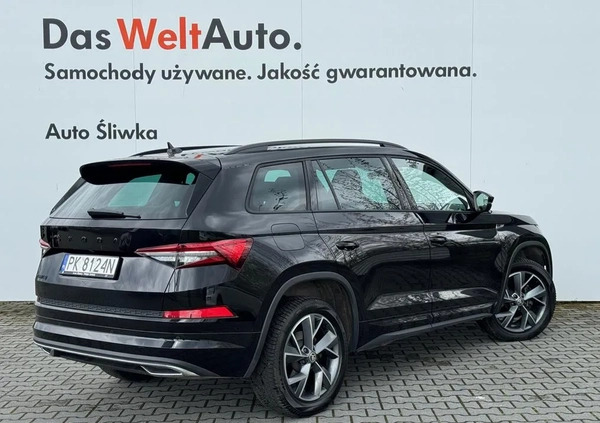 Skoda Kodiaq cena 166900 przebieg: 38046, rok produkcji 2023 z Borek Wielkopolski małe 277